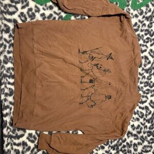 Brown Graphic Sweatshirt